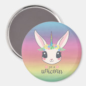 Aimant Je suis une licorne (Recto/Verso)