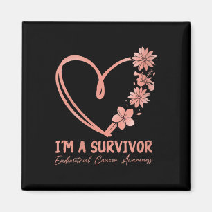 Aimant Je Suis Une Survivante. Sensibilisation au cancer 
