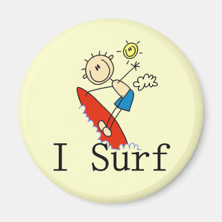Aimant Je Surf des T-shirts et cadeaux