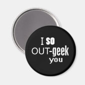 Aimant Je t'ai si geek (Recto/Verso)