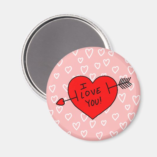 Aimant Je t'aime ! (Recto/Verso)