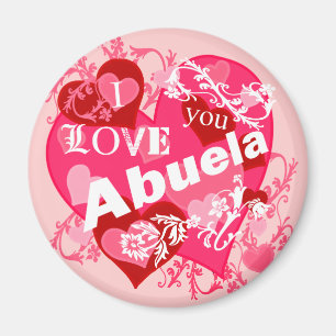 Aimant Je t'aime Abuela