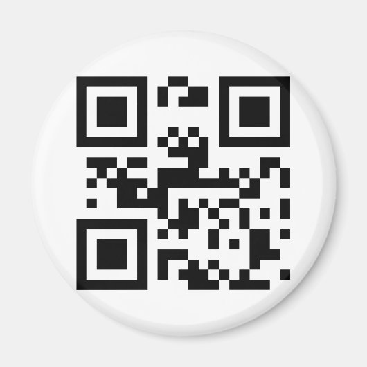 Aimant Je t'aime - Code QR (Devant)