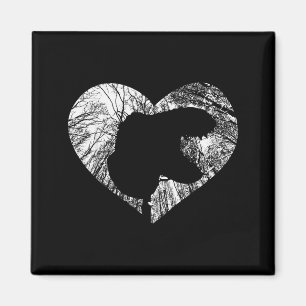 Aimant Je t'aime Dinosaure Cœur Saint-Valentin Mignon T R