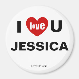 Aimant Je t'aime Jessica
