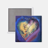 Aimant Je T'Aime L'Aimant Du Coeur (Recto/Verso)