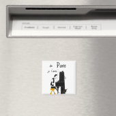 Aimant je t'aime Paris (In Situ (Lave-vaisselle))