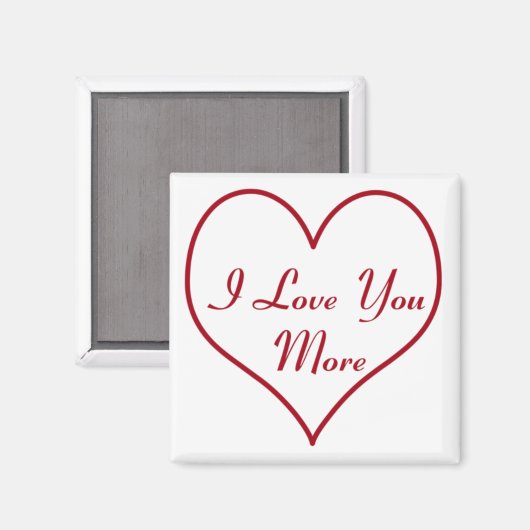 Aimant Je t'aime plus (Recto/Verso)