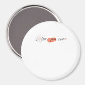 Aimant Je t'aime plus Citation romantique simple (Recto/Verso)