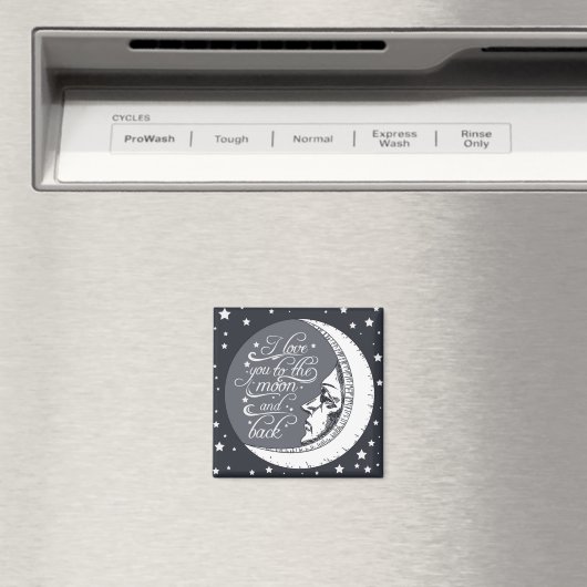 Aimant Je T'Aime Sur La Lune Et De Retour (In Situ (Lave-vaisselle))