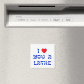 Aimant Je t'aime un Latke (In Situ (Lave-vaisselle))