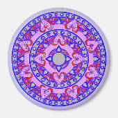 Aimant Je T'Coeur Mandala (Devant)