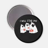 Aimant Je Te Te Te Te Fantôme Infirmière Drôle RN Hallowe (Recto/Verso)
