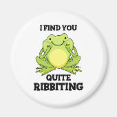 Aimant Je Te Trouve Assez Ribbiant Funny Frog Pun (Devant)