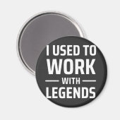 Aimant Je Travaillais Avec Des Légendes (Recto/Verso)