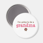 Aimant Je vais être un T-shirt grand-mère (Recto/Verso)