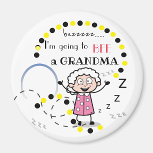 Aimant Je vais être une grand-mère personnalisée