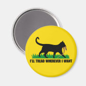 Aimant Je vais filer où je veux (Recto/Verso)