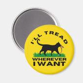 Aimant Je vais filer où je veux (Recto/Verso)