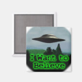 Aimant Je veux croire (Recto/Verso)