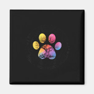 Aimant Je Vois Arbres Green Red Roses Merveilleux Monde T