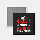 Aimant Je vole plus de cœurs que Cupidon (Recto/Verso)