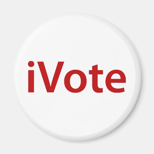 Aimant Je vote (Devant)
