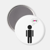 Aimant je vous aime : mon bâton (Recto/Verso)