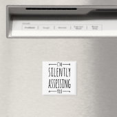 Aimant Je vous évalue en silence (In Situ (Lave-vaisselle))