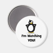 Aimant Je vous regarde Penguin (Recto/Verso)