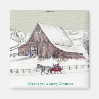 Aimant Je vous souhaite un joyeux Noël...