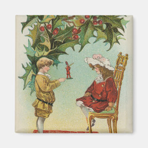 Aimant Je vous souhaite un Joyeux Noël - carte postale vi