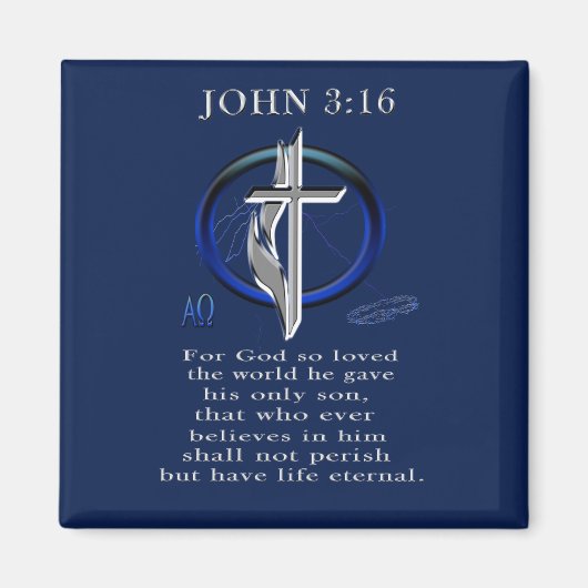 Aimant Jean 3:16 (Devant)