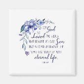 Aimant Jean 3 16 Pour Dieu Aimé Le Monde (Devant)