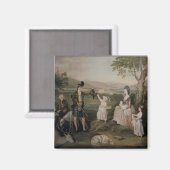 Aimant Jean, 4e duc d'Atholl et sa famille (Recto/Verso)