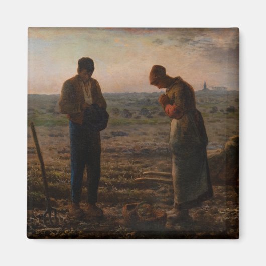 Aimant Jean-François Millet - L'Angelus (Devant)