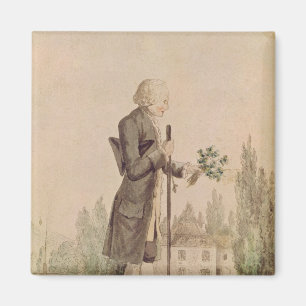 Aimant Jean-Jacques Rousseau recueillant des herbes