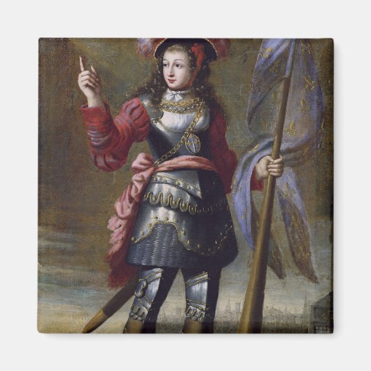 Aimant Jeanne d'Arc devant Orléans (Devant)