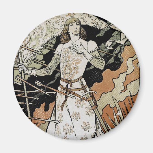 Aimant Jeanne d'Arc ~ Sarah Bernhardt (Devant)