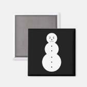 Aimant Jeezy Snowman - Hiphop Angry Snowman Jeezy Christm (Recto/Verso)