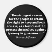 Aimant Jefferson : DROIT D'OCCUPER DES ARMES (Devant)