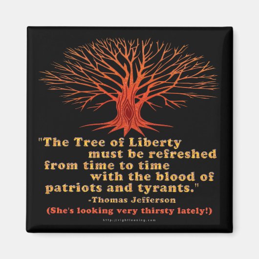 Aimant Jefferson Tree of Liberty (Devant)