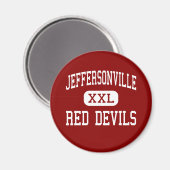 Aimant Jeffersonville - Red Devils - Jeffersonville (Recto/Verso)