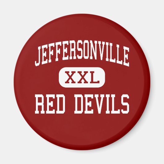 Aimant Jeffersonville - Red Devils - Jeffersonville (Devant)
