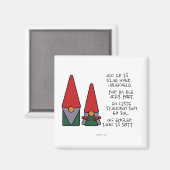 Aimant Jeg er så content (Recto/Verso)