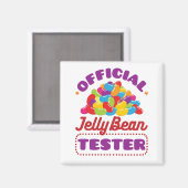 Aimant Jelly Bean Tester Officielle Candy de Pâques (Recto/Verso)