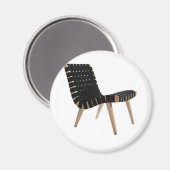 Aimant JENS RISOM par Knoll Mid-Century Moderne Strap Cha (Recto/Verso)