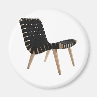 Aimant JENS RISOM par Knoll Mid-Century Moderne Strap Cha