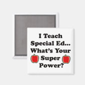 Aimant J'Enseigne L'Ed Spécial. (Recto/Verso)