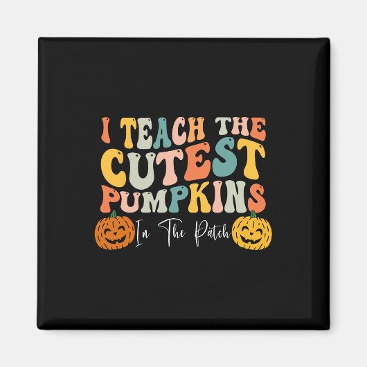 Aimant J'Enseigne Les Citrouilles Les Plus Cuttes Dans Le (Devant)